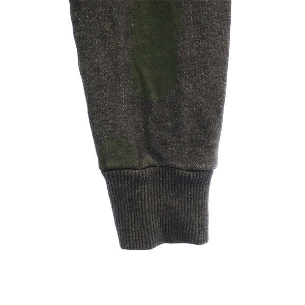 Christopher RAEBURN クリストファーレイバン プリント 長袖 トレーナー S グレー スウェット メンズ