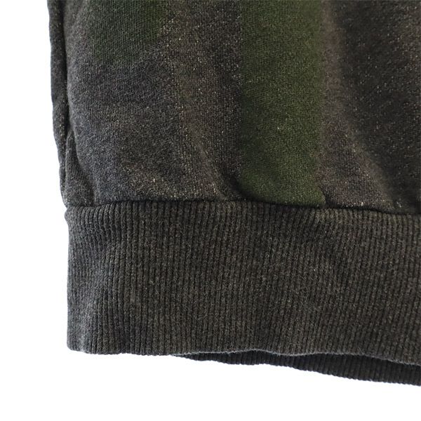 Christopher RAEBURN クリストファーレイバン プリント 長袖 トレーナー S グレー スウェット メンズ