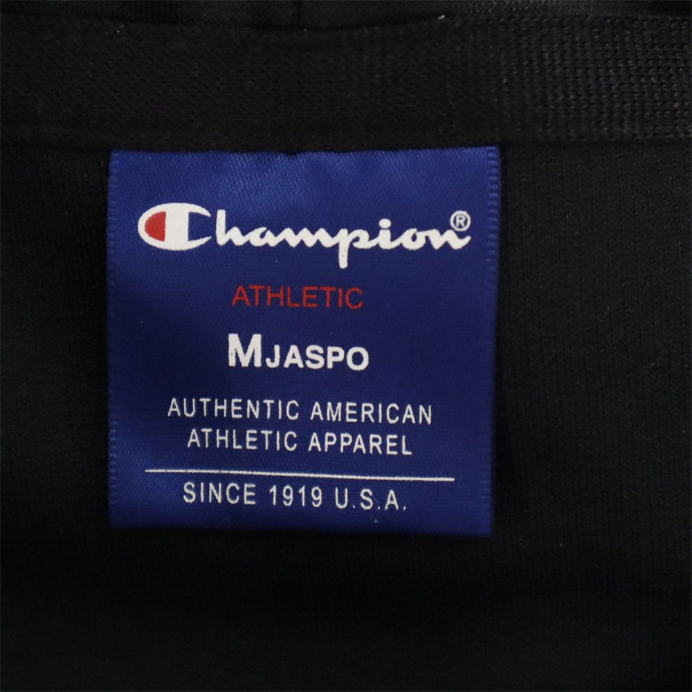 チャンピオン 総柄 フードジャケット M ブラック Champion メンズ