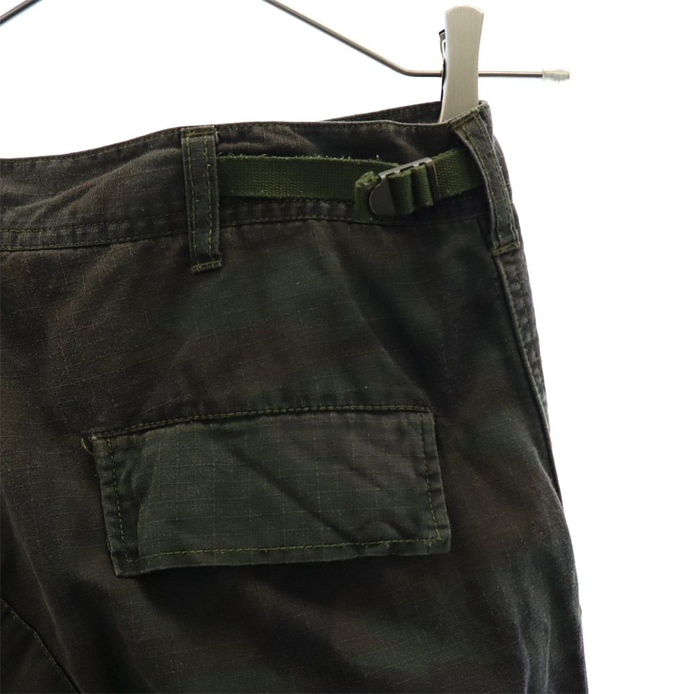 NBBK 迷彩 カーゴパンツ L グリーン系 NBBK カモフラ メンズ