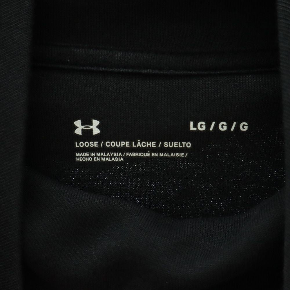 アンダーアーマー トレーニング 長袖 スポーツ パーカー LG ブラック UNDER ARMOUR プルオーバー レディース