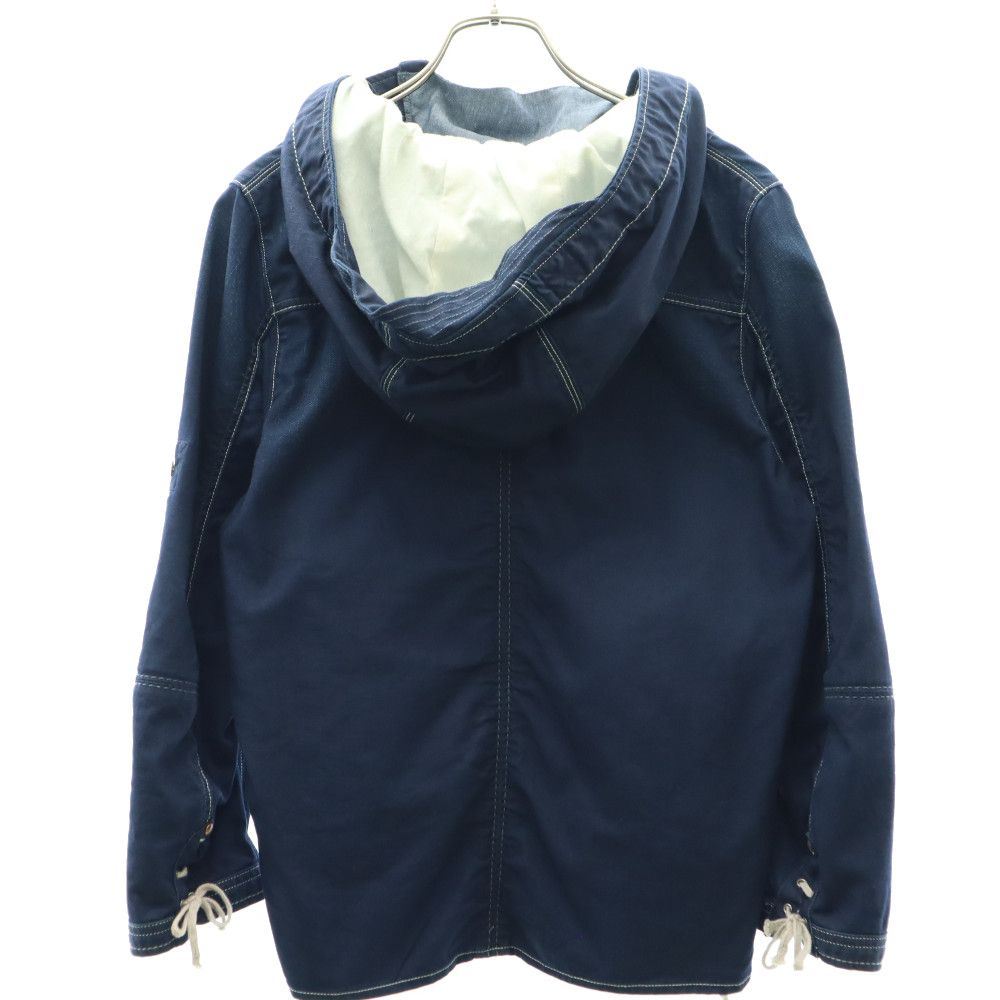 G-STAR ジースター 長袖 デニム パーカー S ネイビー プルオーバー メンズ