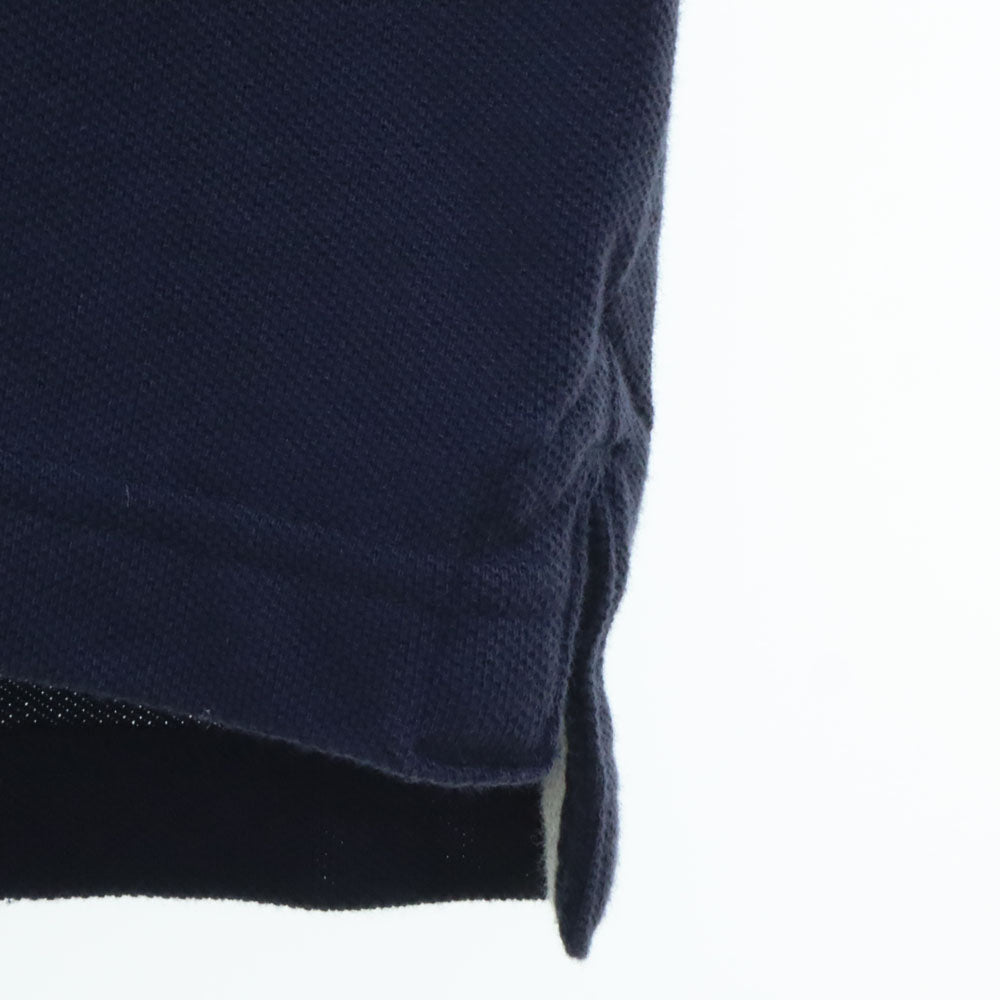 トミーヒルフィガー 半袖 ポロシャツ XL ネイビー TOMMY HILFIGER 鹿の子地 メンズ