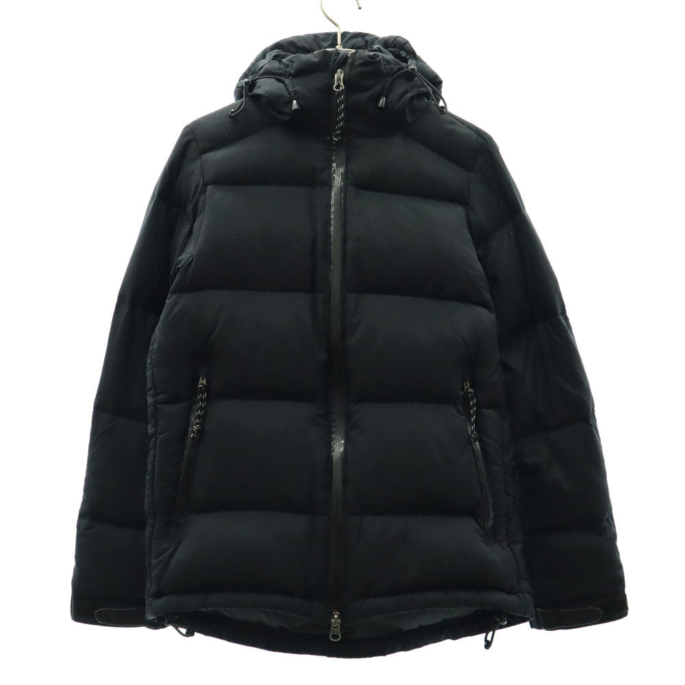 アーバンリサーチドアーズ ダブルジップ フード付き ダウンジャケット XS ブラック URBAN RESEARCH DOORS レディース