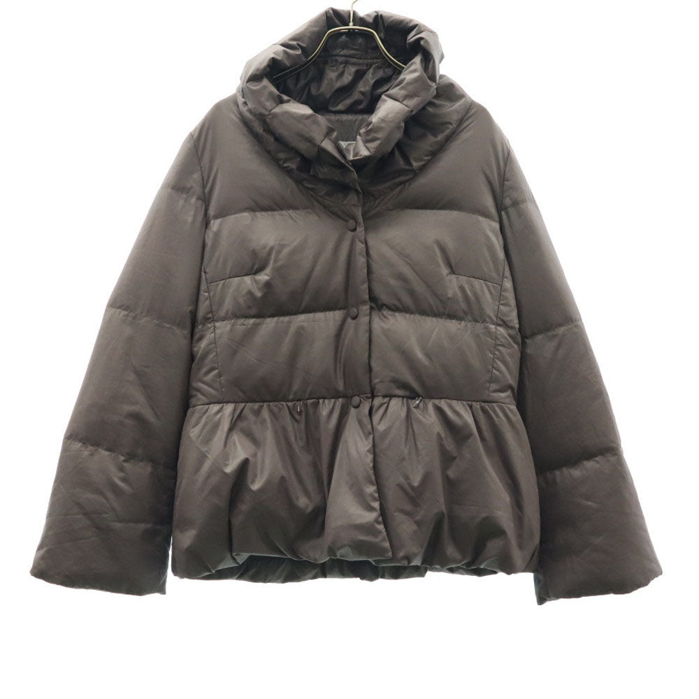 バーニーズニューヨーク ダウンジャケット 11AR ブラウン BARNEYS NEWYORK ハイネック レディース