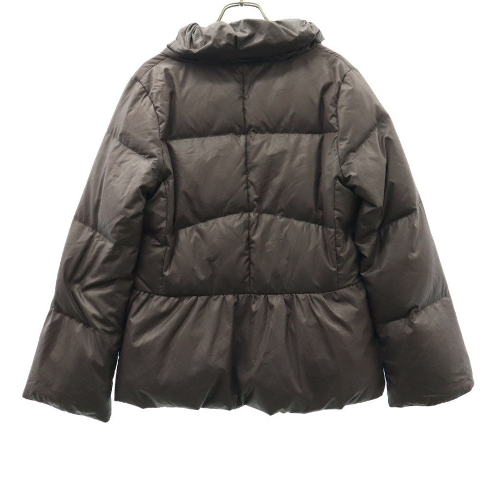 バーニーズニューヨーク ダウンジャケット 11AR ブラウン BARNEYS NEWYORK ハイネック レディース