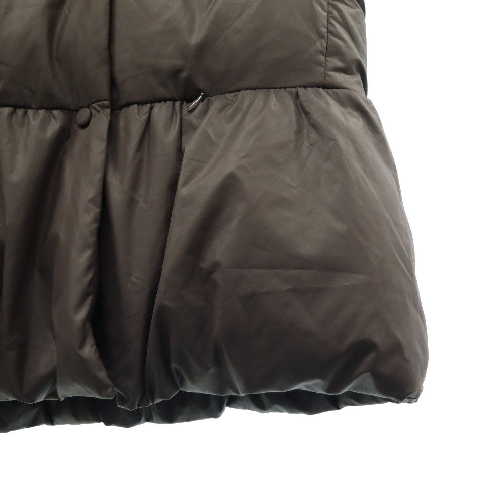 バーニーズニューヨーク ダウンジャケット 11AR ブラウン BARNEYS NEWYORK ハイネック レディース