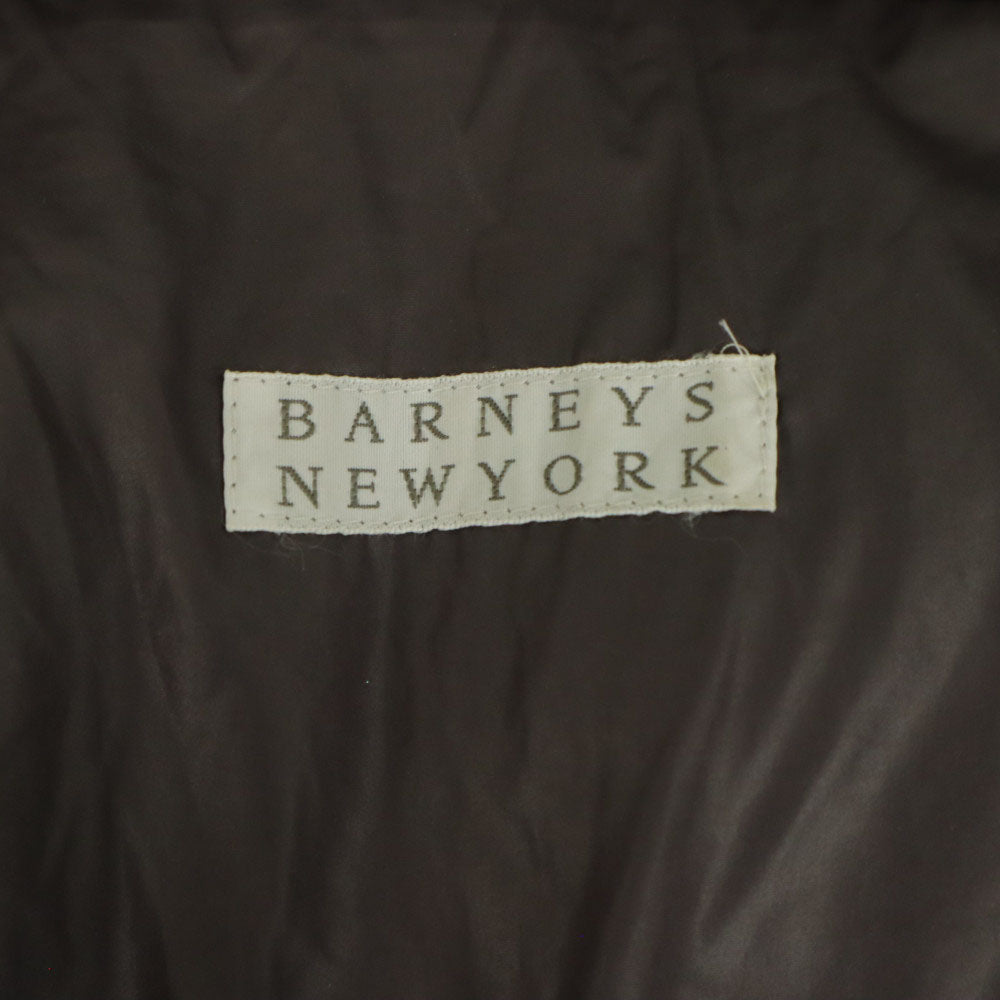バーニーズニューヨーク ダウンジャケット 11AR ブラウン BARNEYS NEWYORK ハイネック レディース