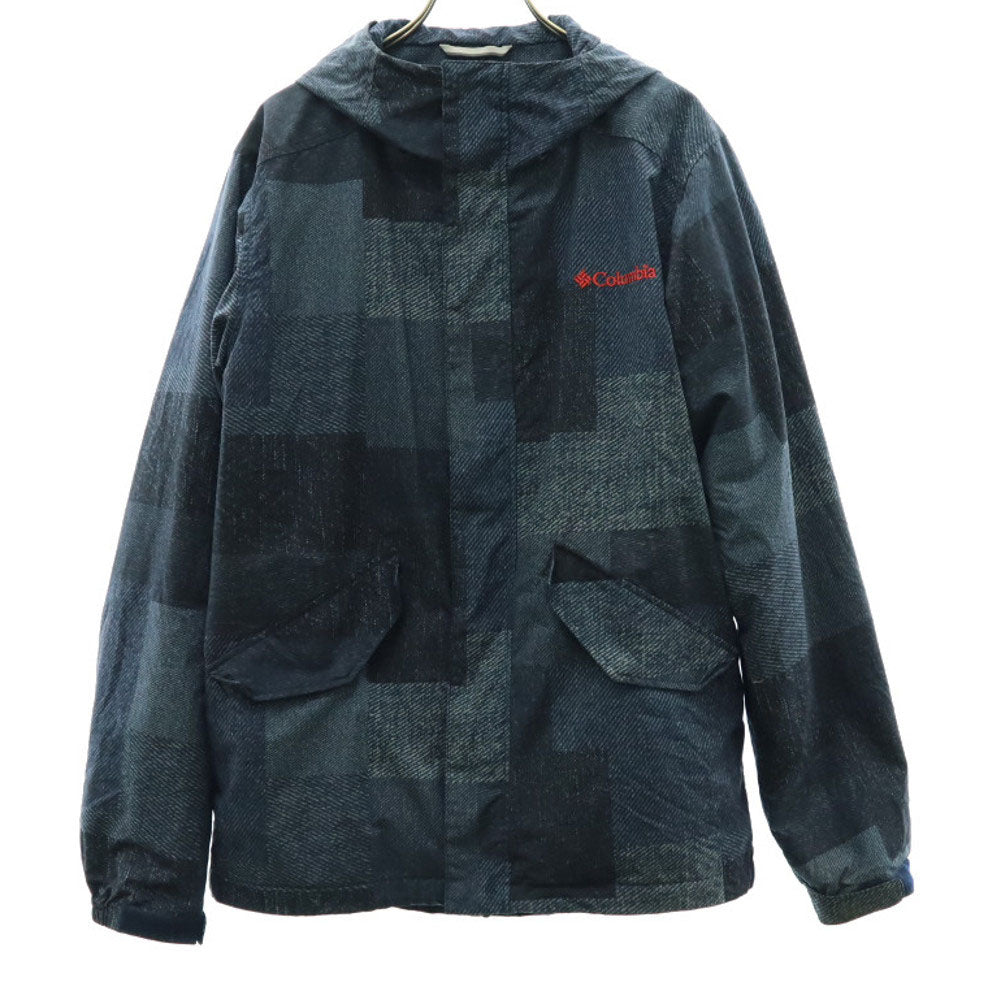 コロンビア PM4426 アウトドアジャケット M ネイビー Columbia ジャクソンヒルパターン インナー付 メンズ