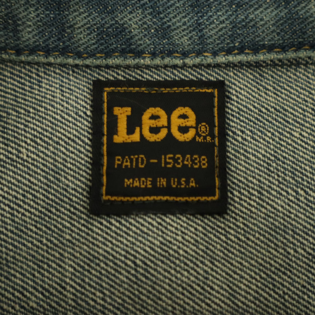 Lee リー 80s USA製 ヴィンテージ デニムジャケット ジージャン メンズ
