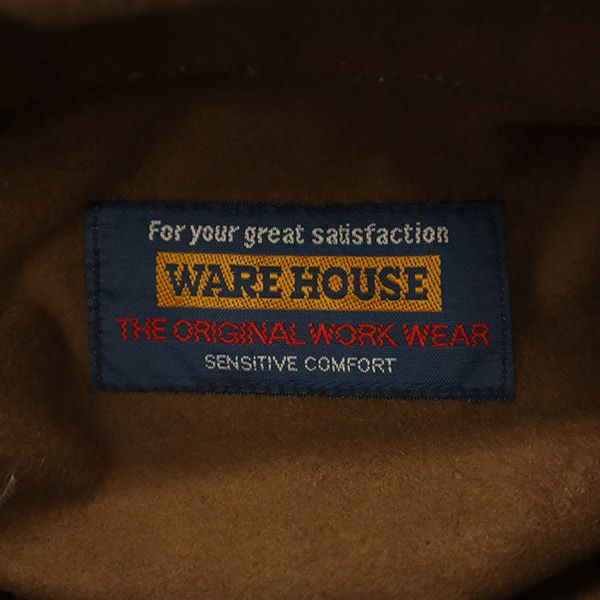 WAREHOUSE ウエアハウス 長袖 シャツ L ブラウン メンズ