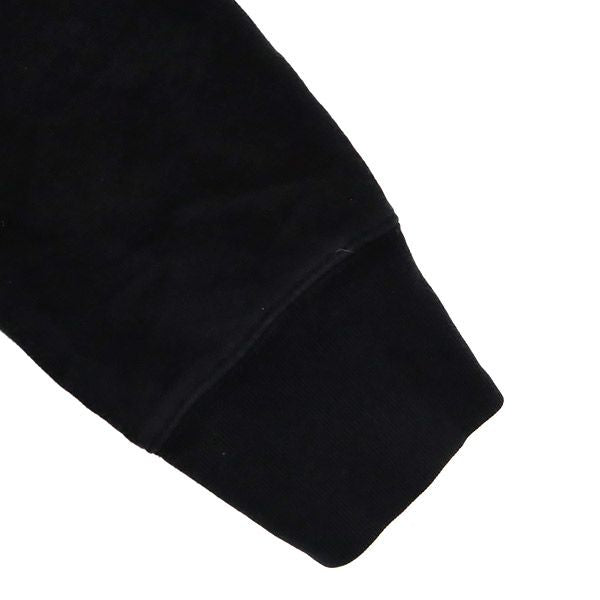 ディーゼル プリント柄 長袖 スウェットパーカー S ブラック DIESEL 裏起毛 プルパーカー メンズ