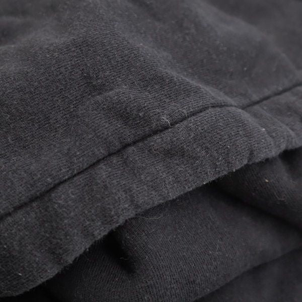 ディーゼル プリント柄 長袖 スウェットパーカー S ブラック DIESEL 裏起毛 プルパーカー メンズ