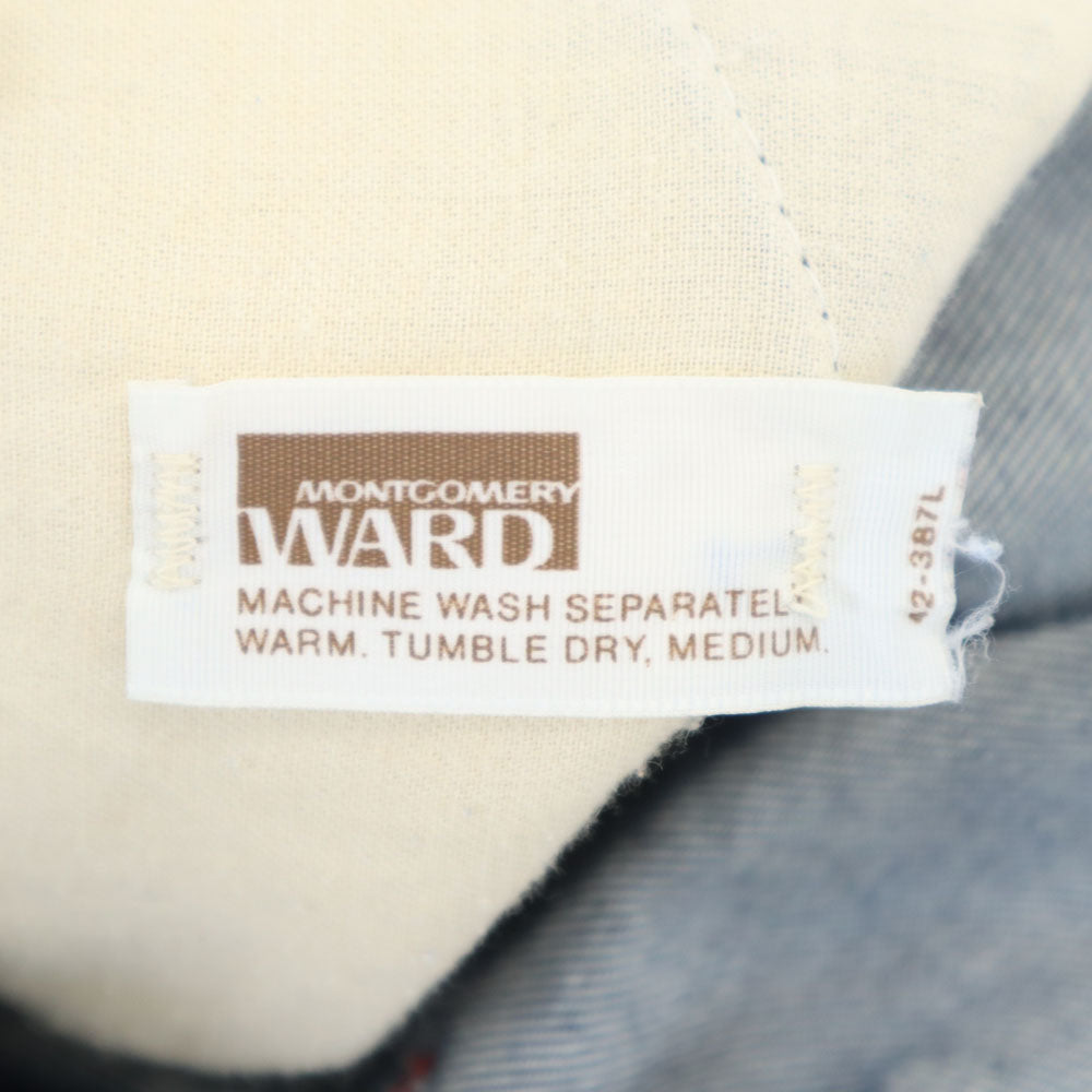 モンゴメリーワールド 70s 80s USA製 ヴィンテージ デニム オーバーオール W38 ネイビー MONTGOMERY WARD
メンズ