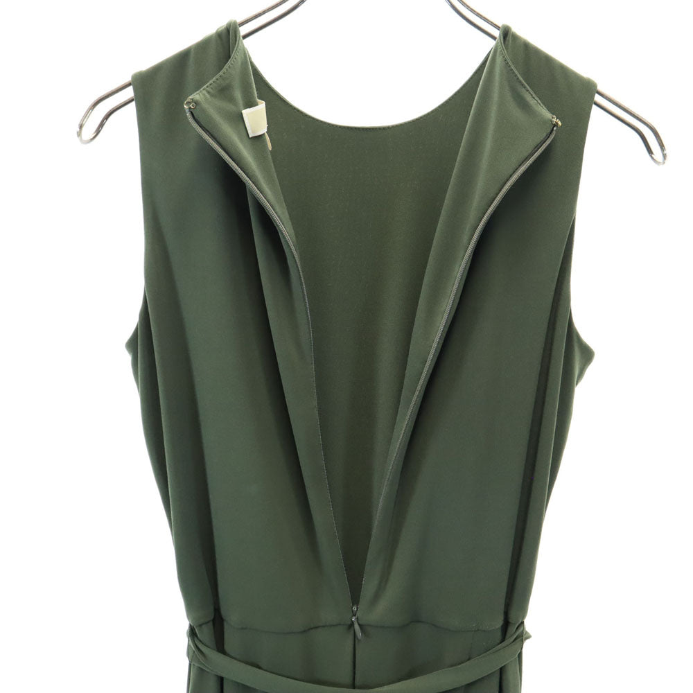 MICHAEL MICHAEL KORS マイケルマイケルコース ノースリーブ オールインワン XS グリーン系 サロペット バックジップ レディース