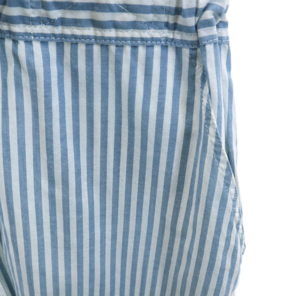 MARC BY MARC JACOBS マークバイマークジェイコブス ストライプ 半袖 オールインワン 4 ブルー系 レディース