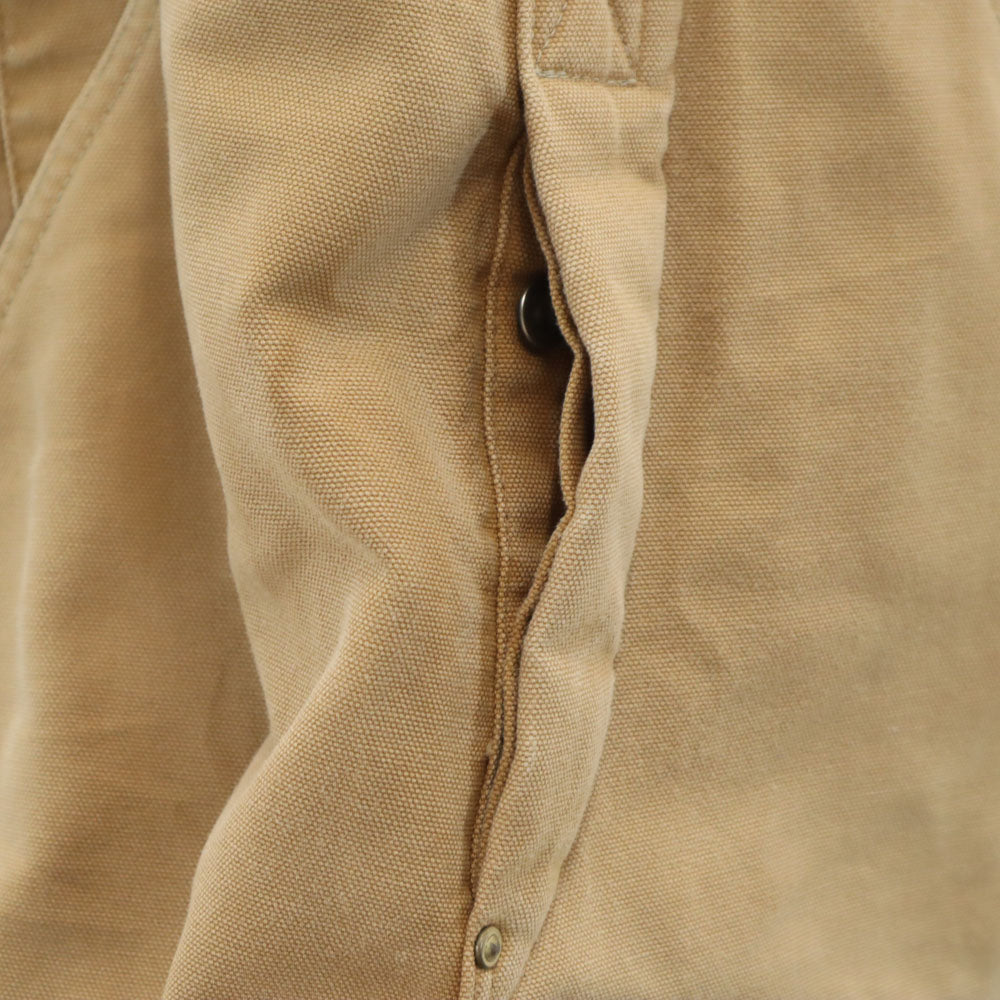カーハート 90s オールド オーバーオール ベージュ系 Carhartt 裏キルティング メンズ