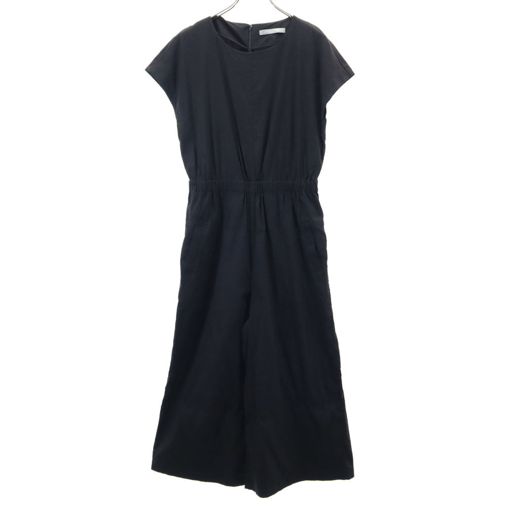 theory luxe セオリーリュクス リネンブレンド ジャンプスーツ オールインワン 38 ブラック レディース