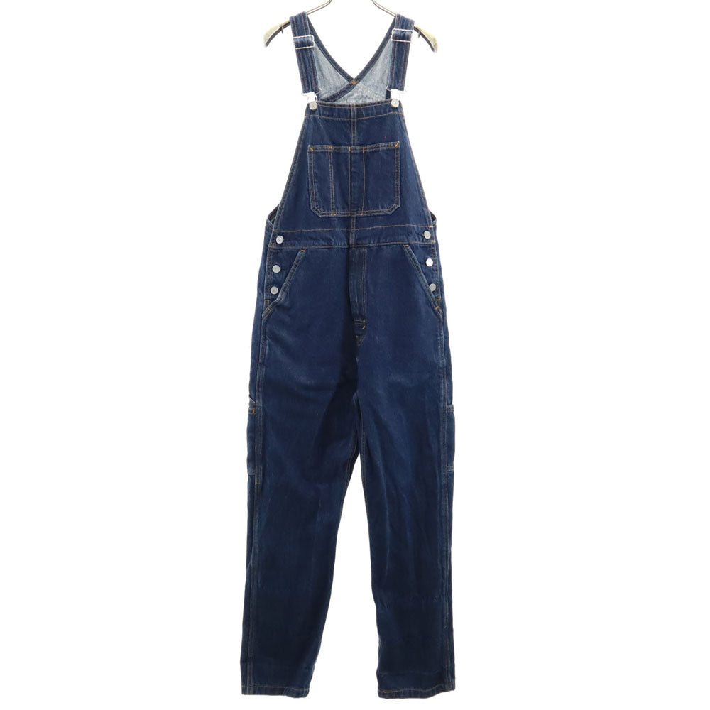 リーバイス × スーパーマリオ コラボ デニム オーバーオール S ネイビー系 Levi's PREMIUM × SUPER MARIO ビックE メンズ