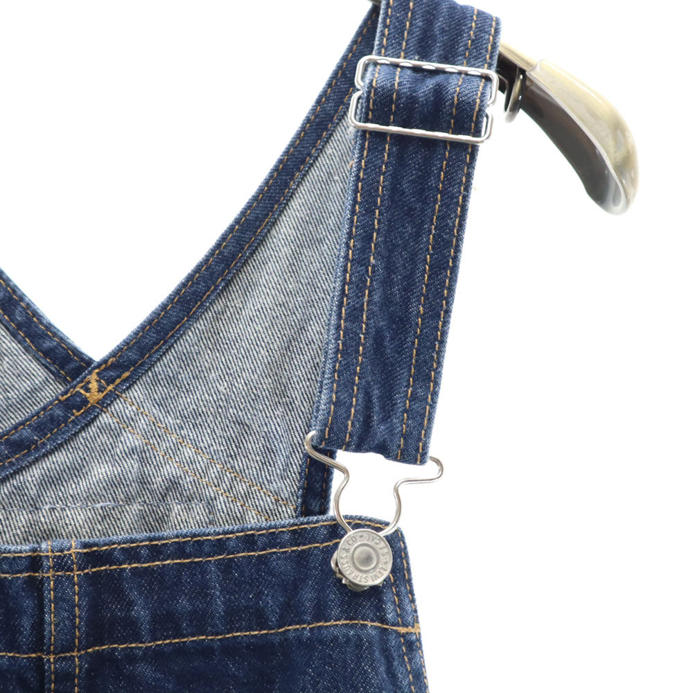 リーバイス × スーパーマリオ コラボ デニム オーバーオール S ネイビー系 Levi's PREMIUM × SUPER MARIO ビックE メンズ