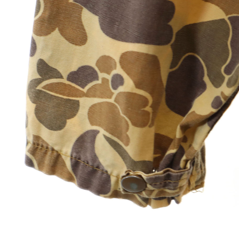 Sears シアーズ 60s 70s ダックハンターカモ 長袖 つなぎ ベージュ オールインワン 迷彩 TALONジップ オールド ヴィンテージ メンズ