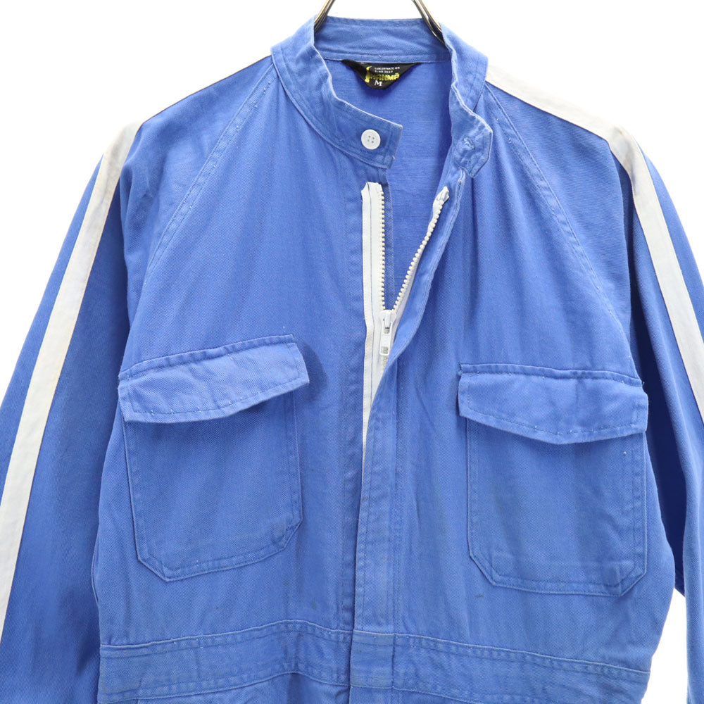 ニューハンマー つなぎ M ブルー系 NEW HANMA 作業着 作業服 メンズ