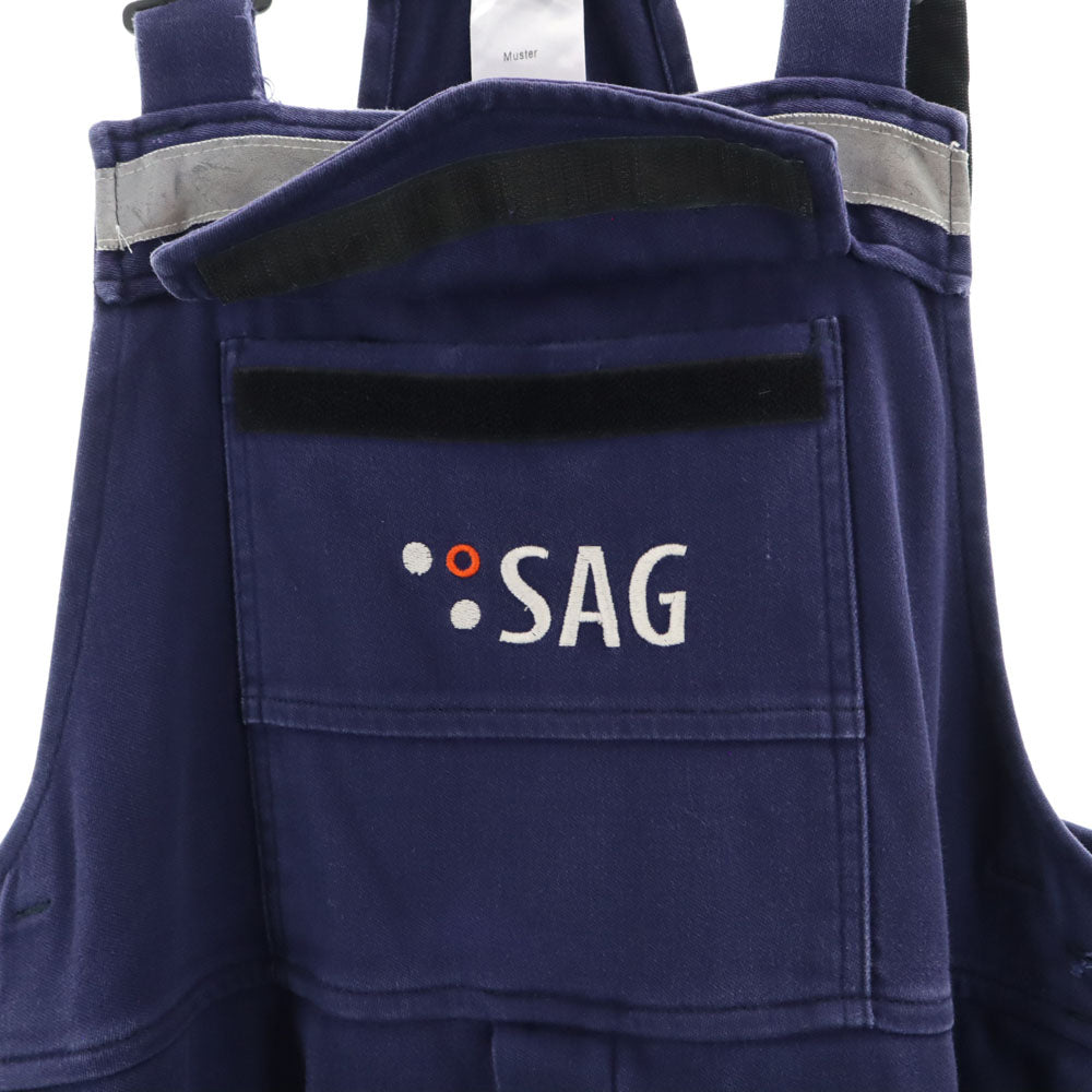 HB SCHUTZ BEKLEIDUNG ワーク オーバーオール 52 紫紺 メンズ