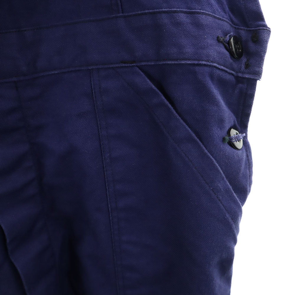 FRENCH ARMY フランス軍 ワーク オーバーオール 96/76 紫紺 メンズ