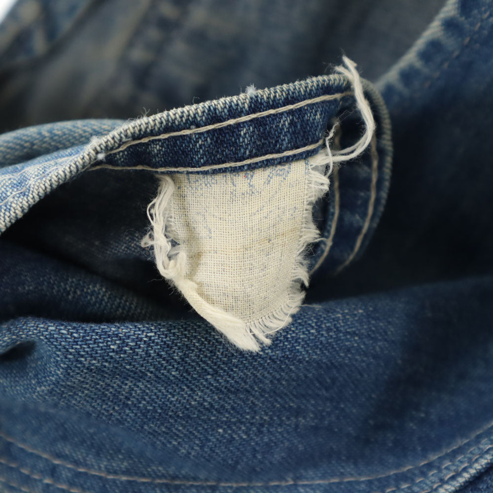 OSHKOSH オシュコシュ 50s 60s ヴィンテージ 三角タグ デニム オーバーオール ブルー ユニオンチケット レディース