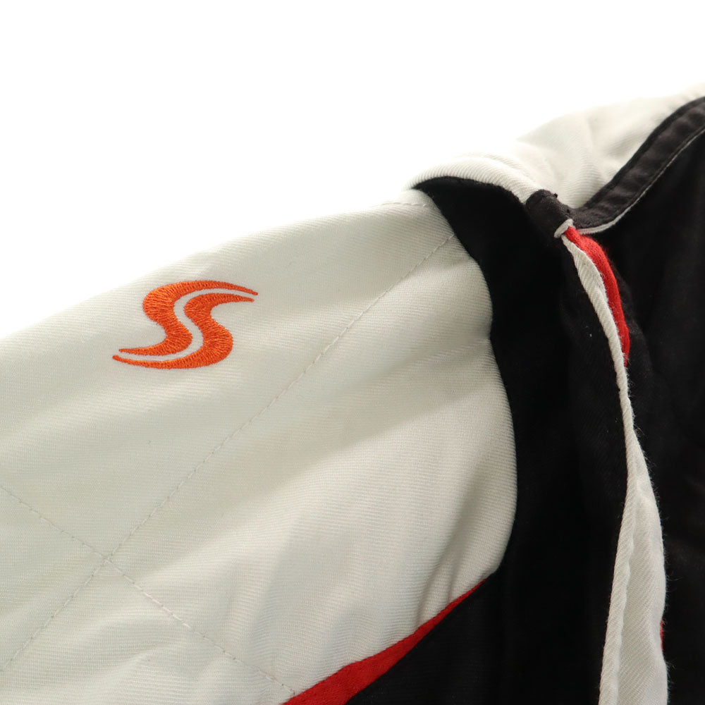 シルバーストーン 長袖 レーシングスーツ つなぎ XL ブラック SILVER STONE オールインワン キルティング メンズ