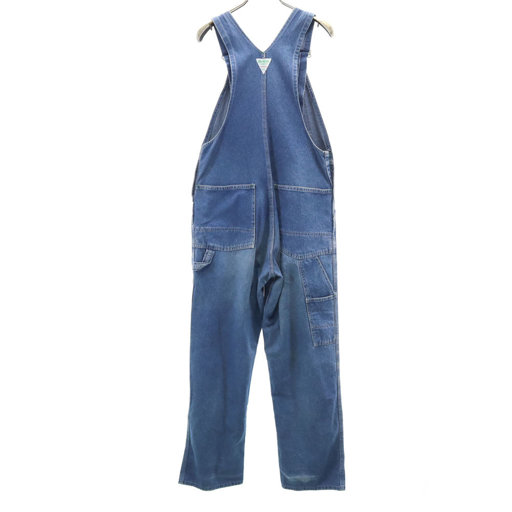 OSHKOSH オシュコシュ 80s USA製 ヴィンテージ デニム オーバーオール W30 ウォッシュブルー メンズ