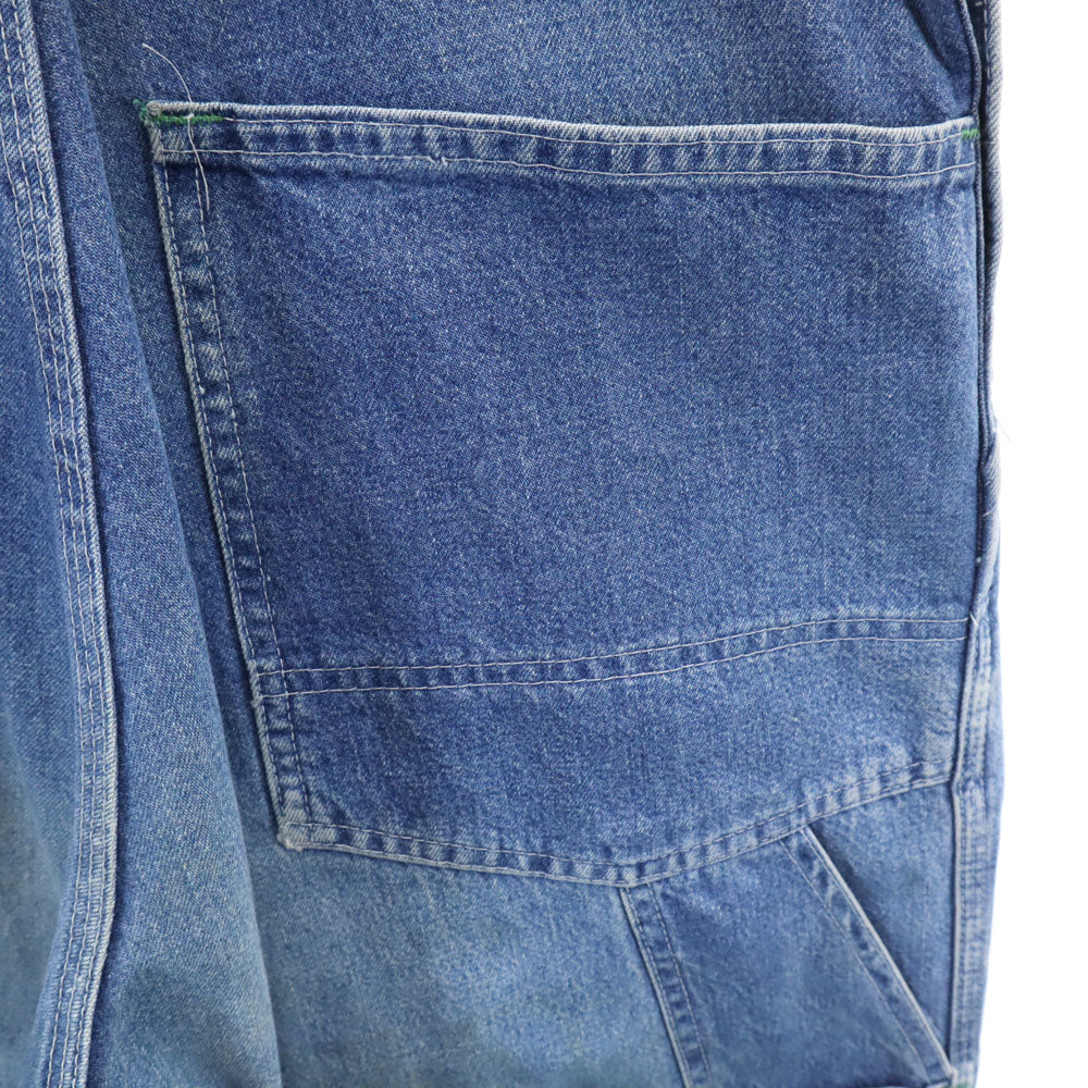 OSHKOSH オシュコシュ 80s USA製 ヴィンテージ デニム オーバーオール W30 ウォッシュブルー メンズ