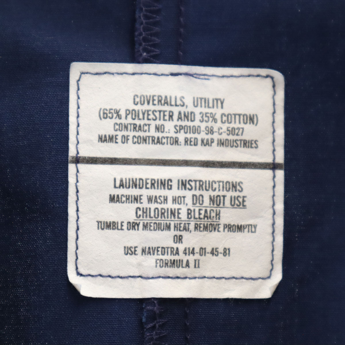 RED KAP レッドキャップ 長袖 つなぎ 44R ネイビー オールインワン ビッグサイズ メンズ