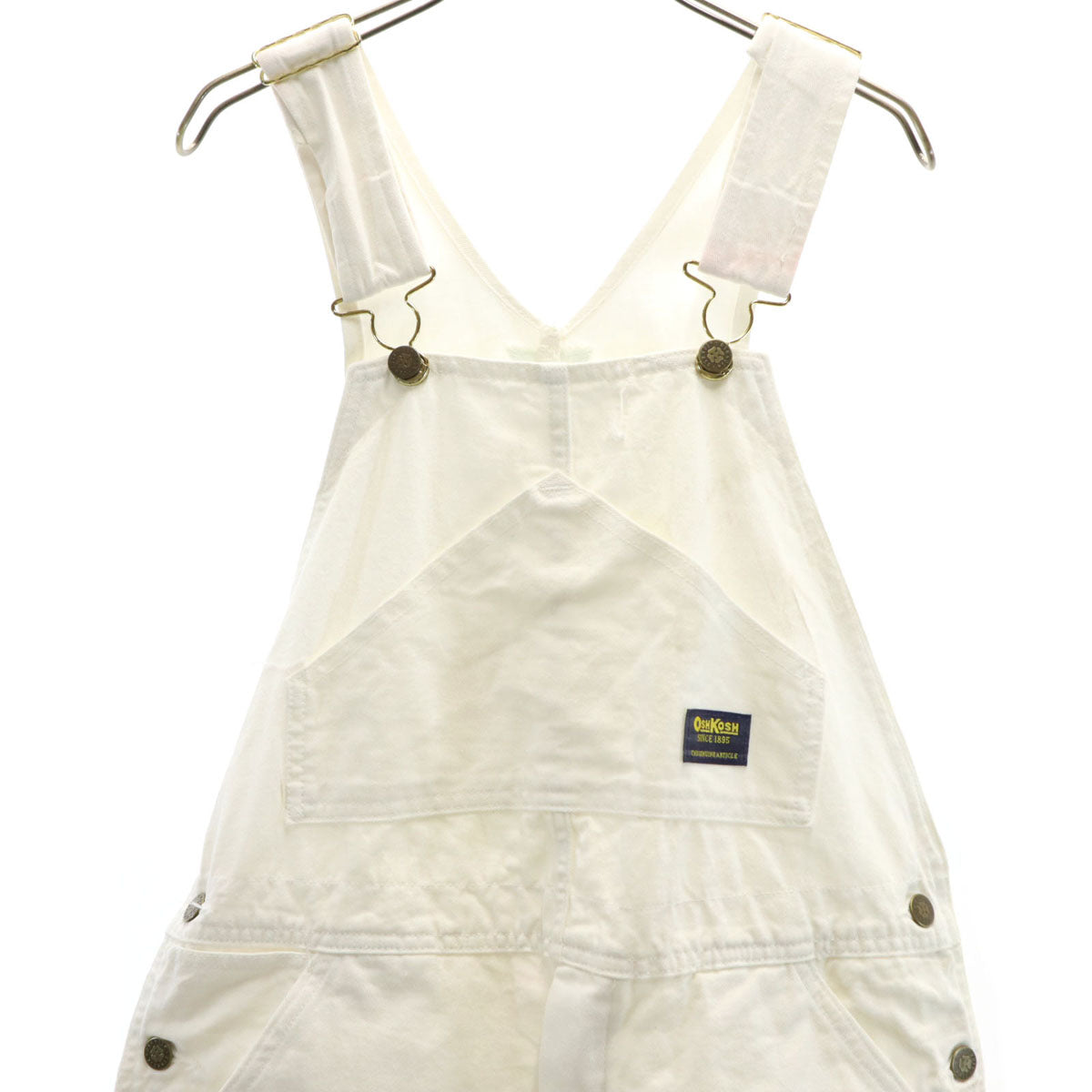 OSHKOSH オシュコシュ 80s USA製 ヴィンテージ ペインター オーバーオール W34 ホワイト TALONジップ メンズ