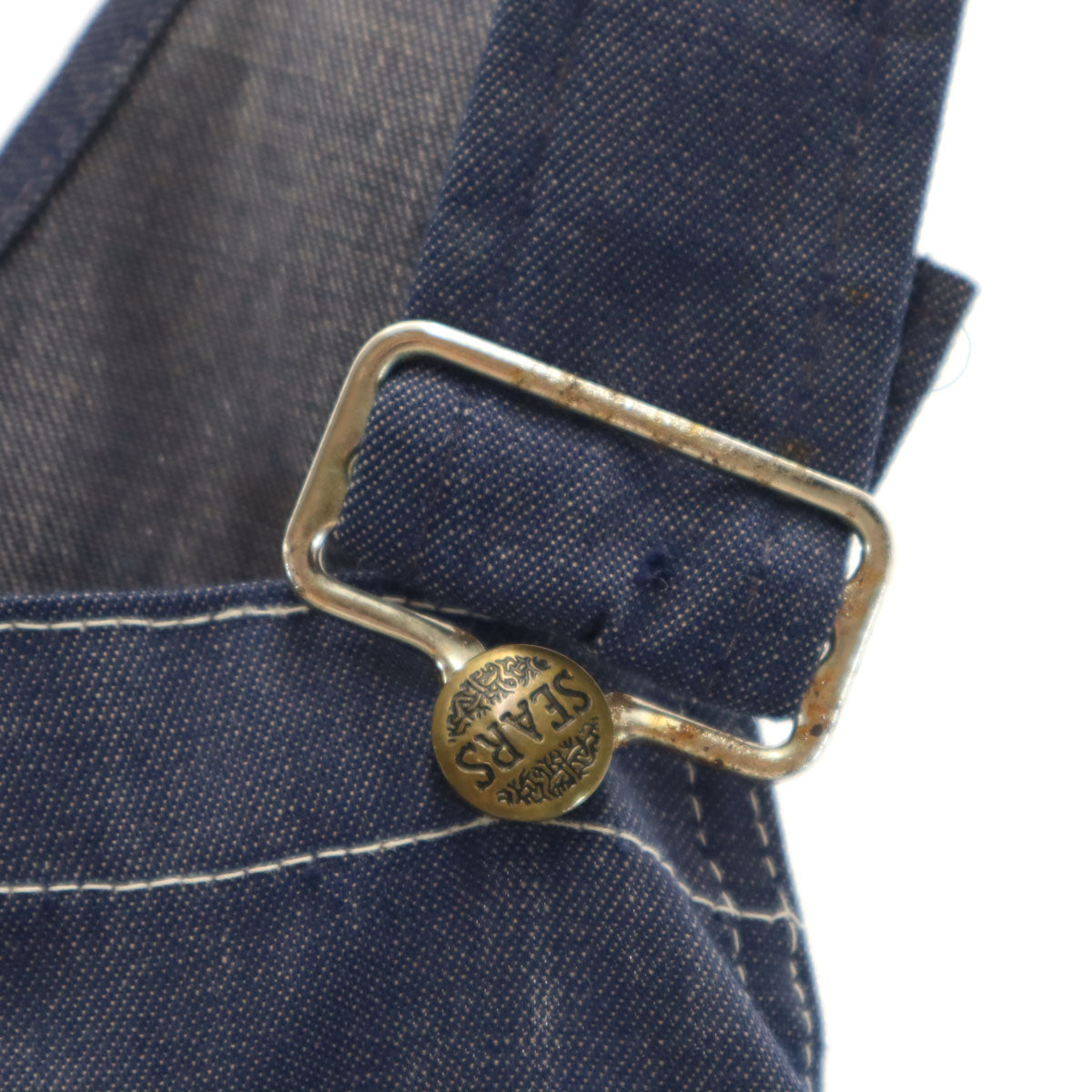 Sears シアーズ 70s 80s ヴィンテージ デニム オーバーオール ネイビー ペインター メンズ