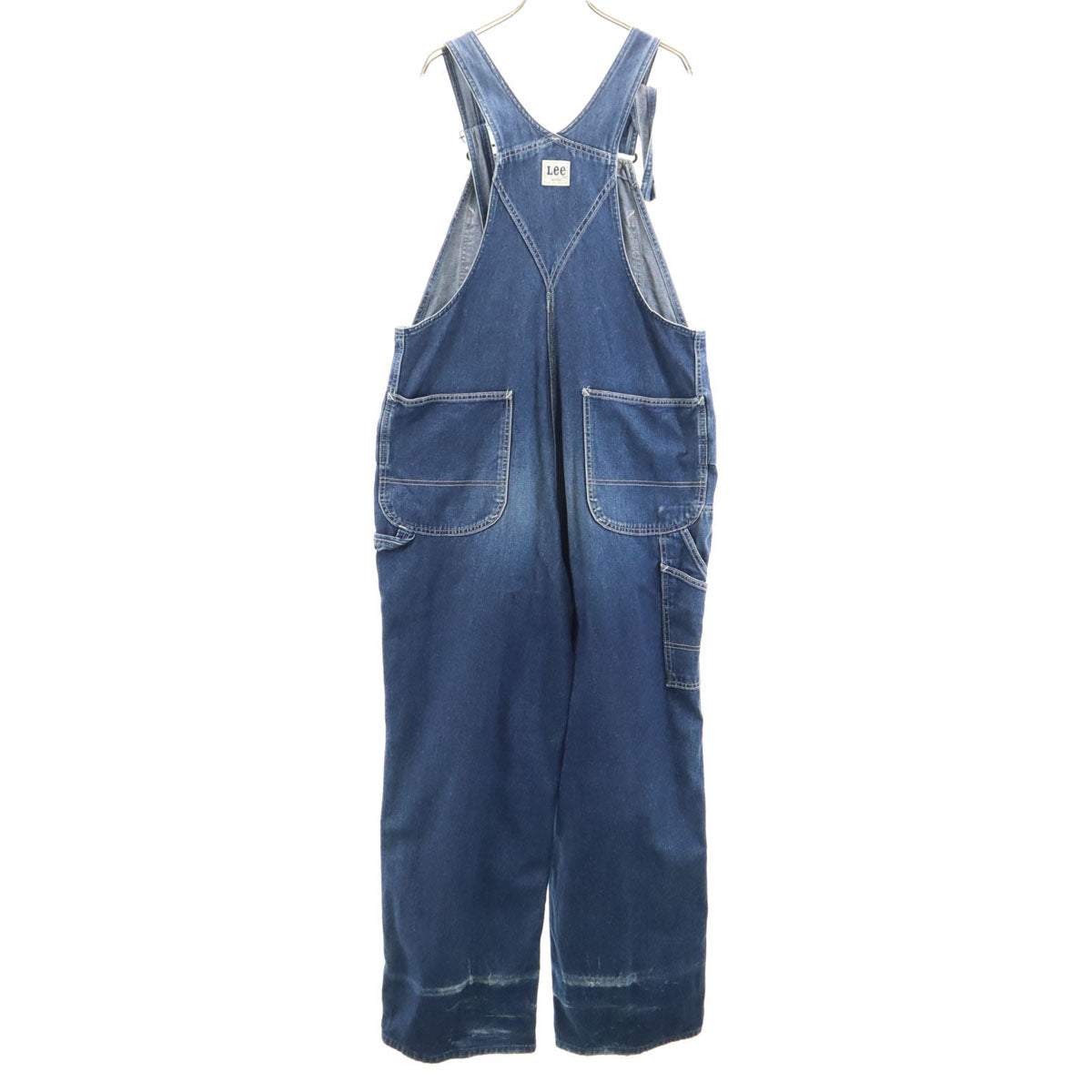 Lee リー 90s 日本製 オールド デニム オーバーオール W34 ウォッシュブルー ペインター メンズ