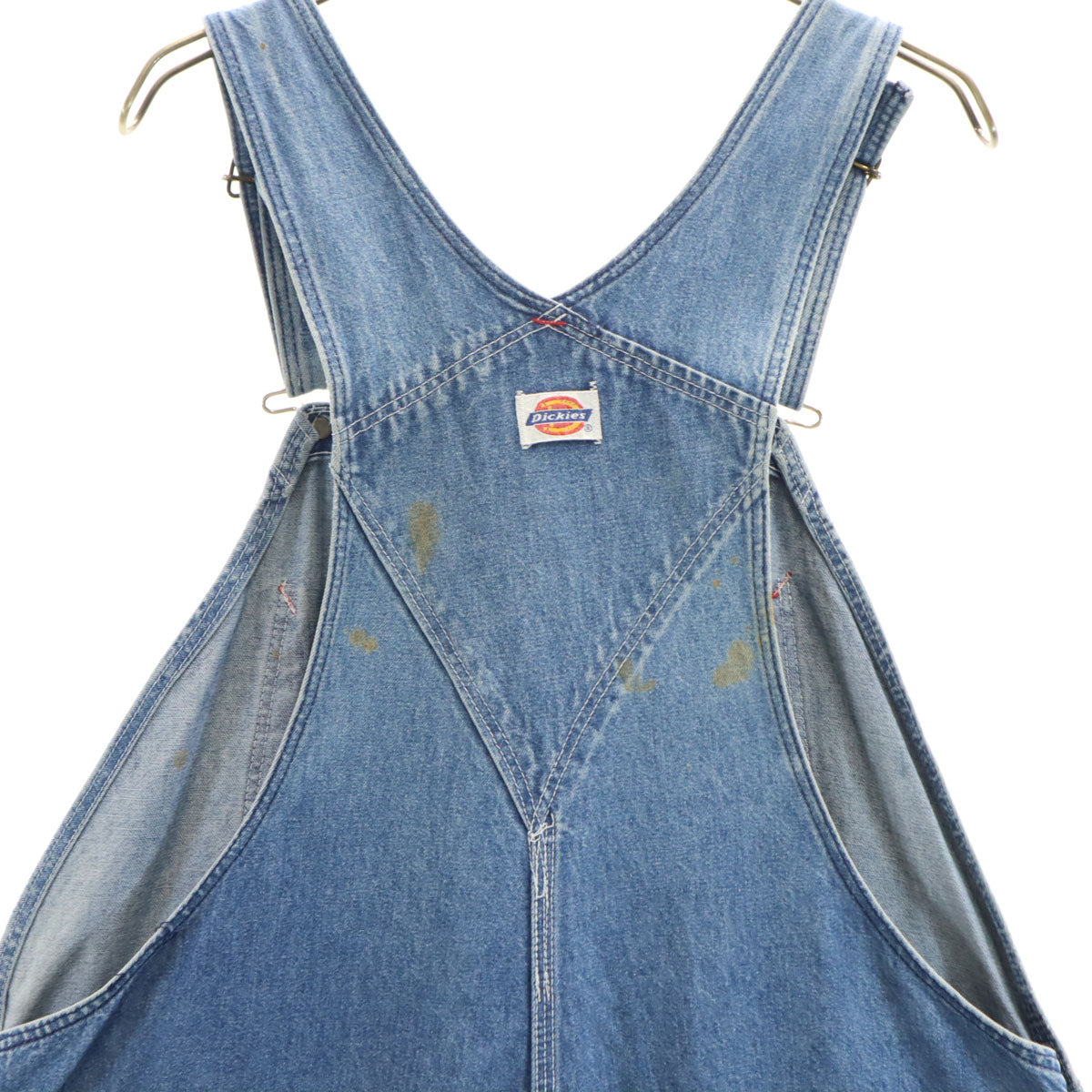 Dickies ディッキーズ 80s ヴィンテージ デニム オーバーオール W42 ウォッシュブルー ペインター メンズ