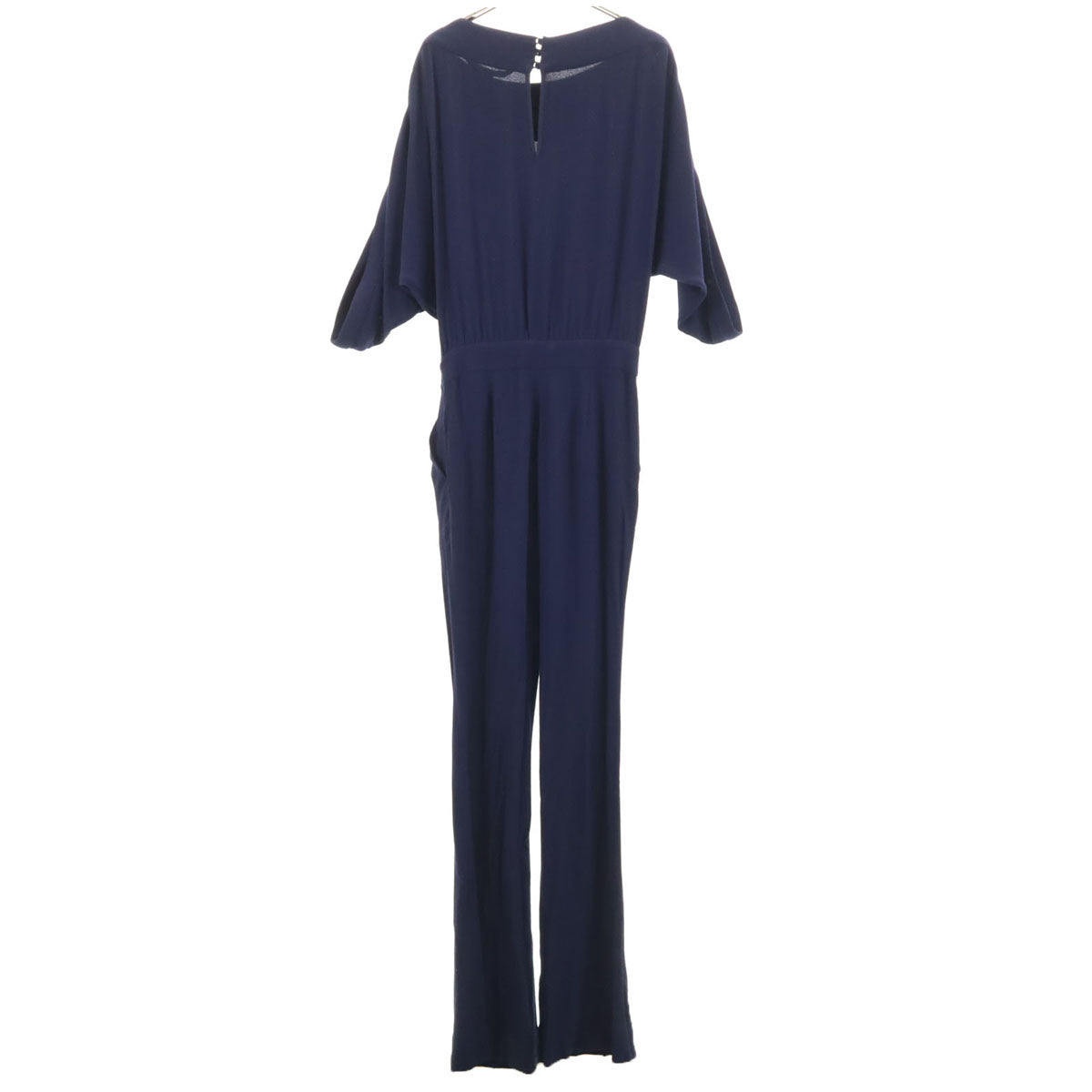 未使用 DIANE VON FURSTENBERG ダイアンフォンファステンバーグ ドルマンスリーブ オールインワン 0 ネイビー つなぎ レディース