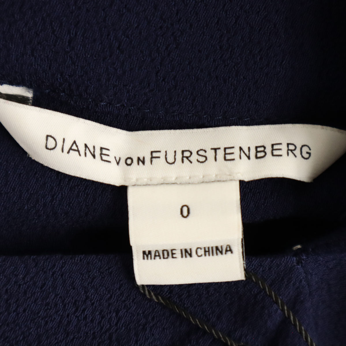 未使用 DIANE VON FURSTENBERG ダイアンフォンファステンバーグ ドルマンスリーブ オールインワン 0 ネイビー つなぎ レディース