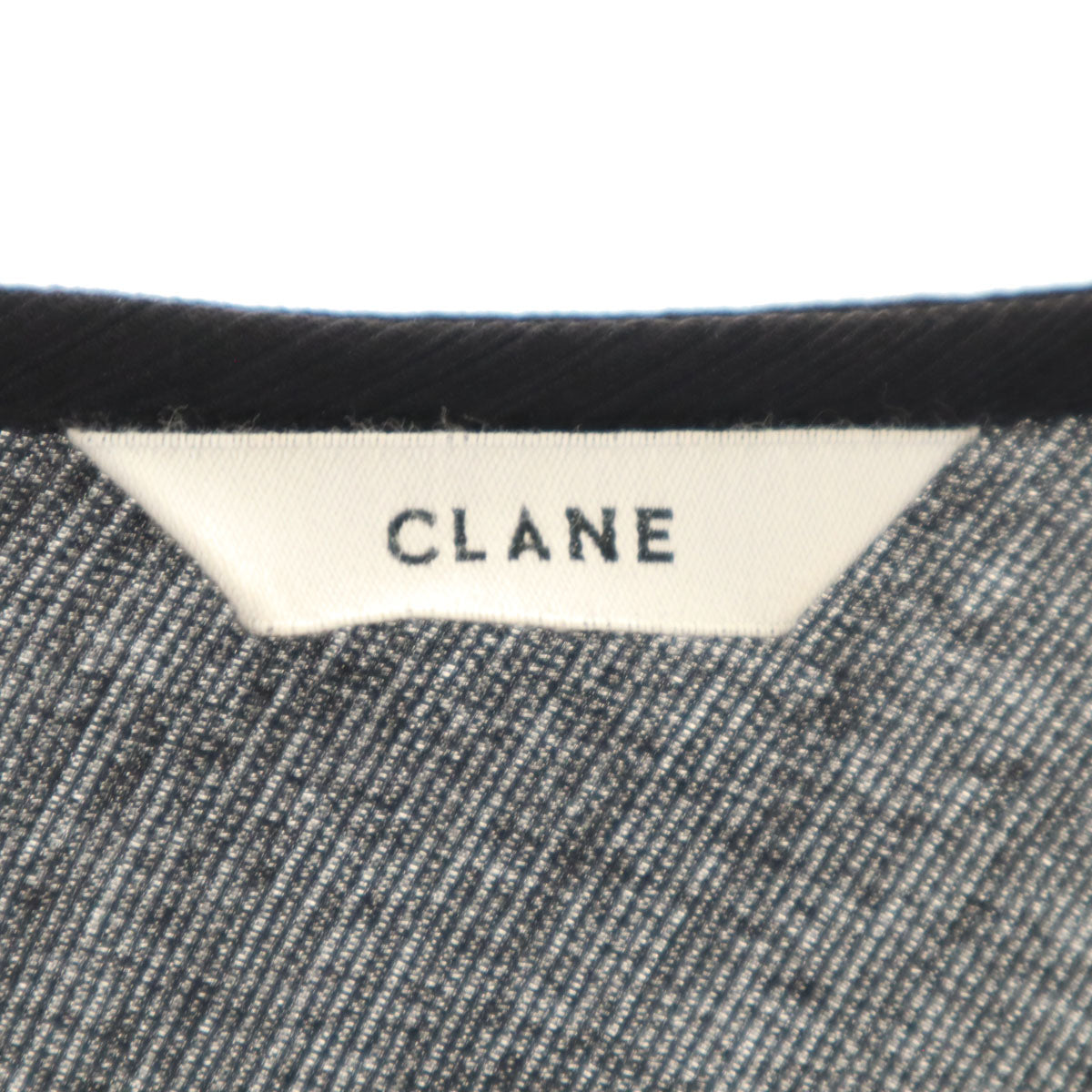 CLANE クラネ シワ加工 レイヤード オールインワン 1 ブラック つなぎ フレンチスリーブ レディース