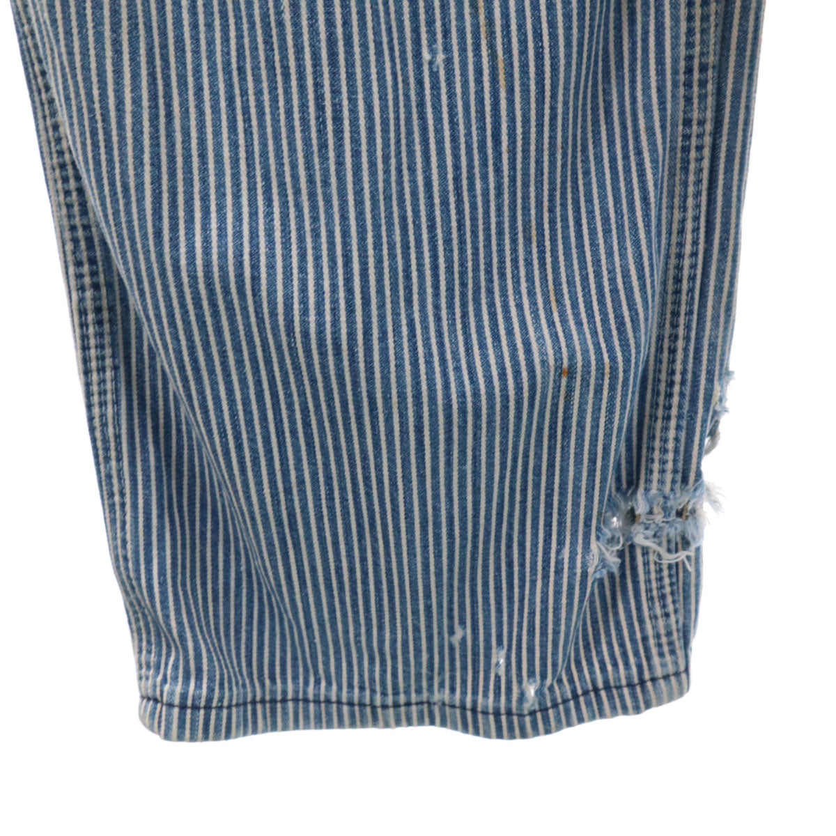 BIG BEN ビッグベン 80s USA製 ヴィンテージ ヒッコリー オーバーオール W34 ネイビー系 BY WRANGLER メンズ