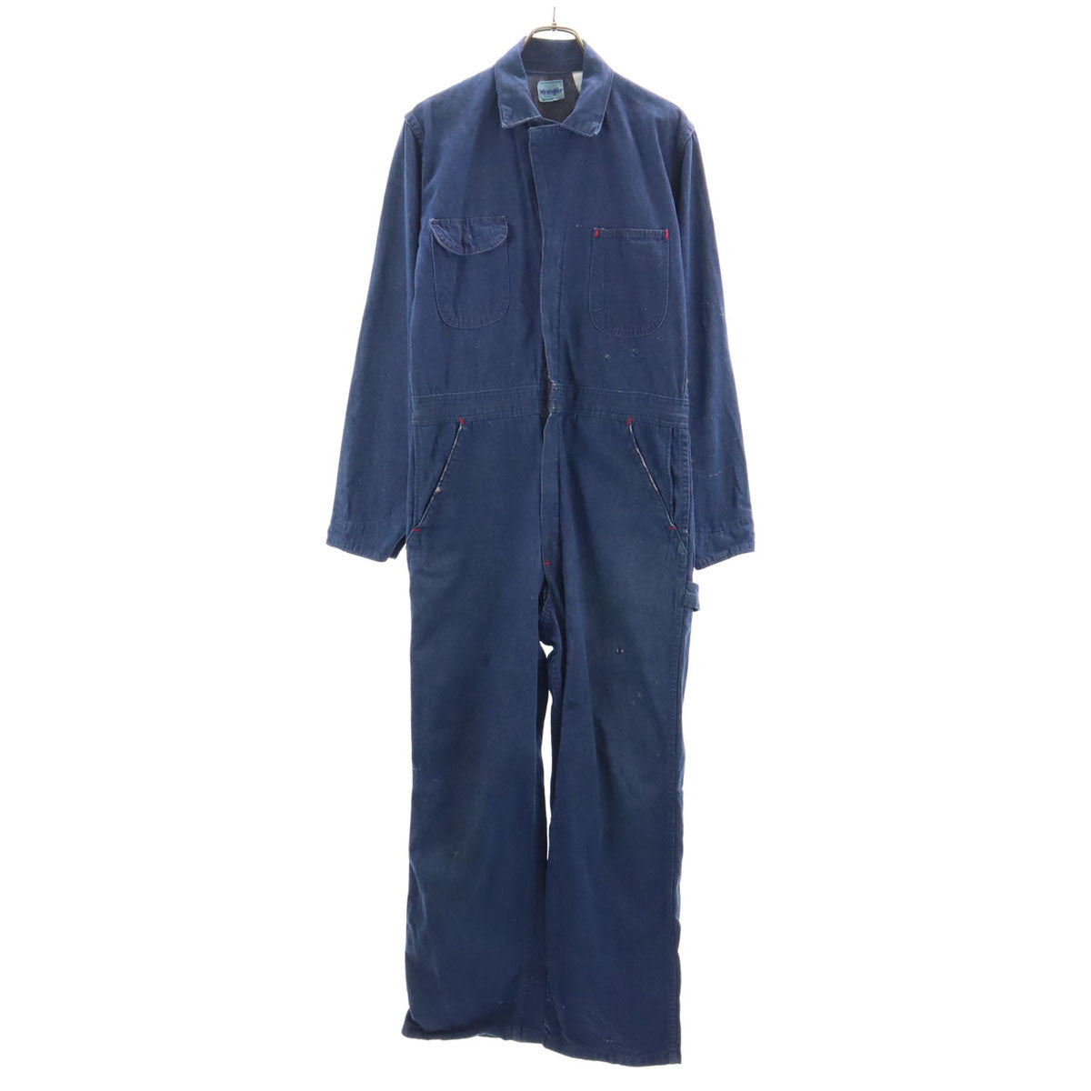 Wrangler ラングラー 80s ヴィンテージ 長袖 デニム ワークオールインワン つなぎ インディゴ IDEALジップ メンズ