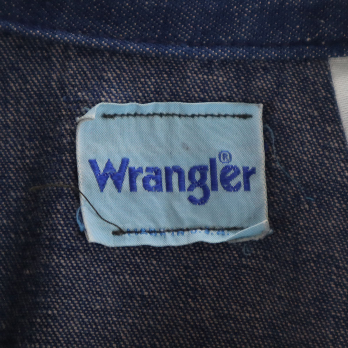 Wrangler ラングラー 80s ヴィンテージ 長袖 デニム ワークオールインワン つなぎ インディゴ IDEALジップ メンズ