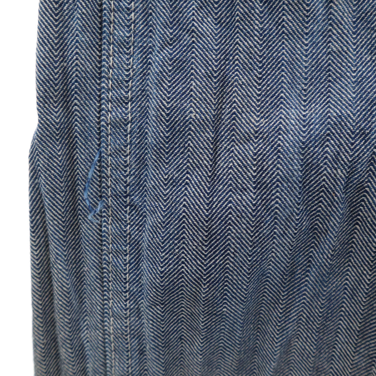 KEY キー 80s ヴィンテージ USA製 ヘリンボーン 長袖 ワークオールインワン つなぎ 34 ネイビー TARONジップ メンズ