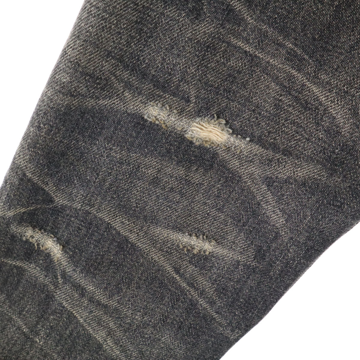 glamb グラム 長袖 ヴィンテージ加工 デニム ワークオールインワン つなぎ 2 グレー メンズ