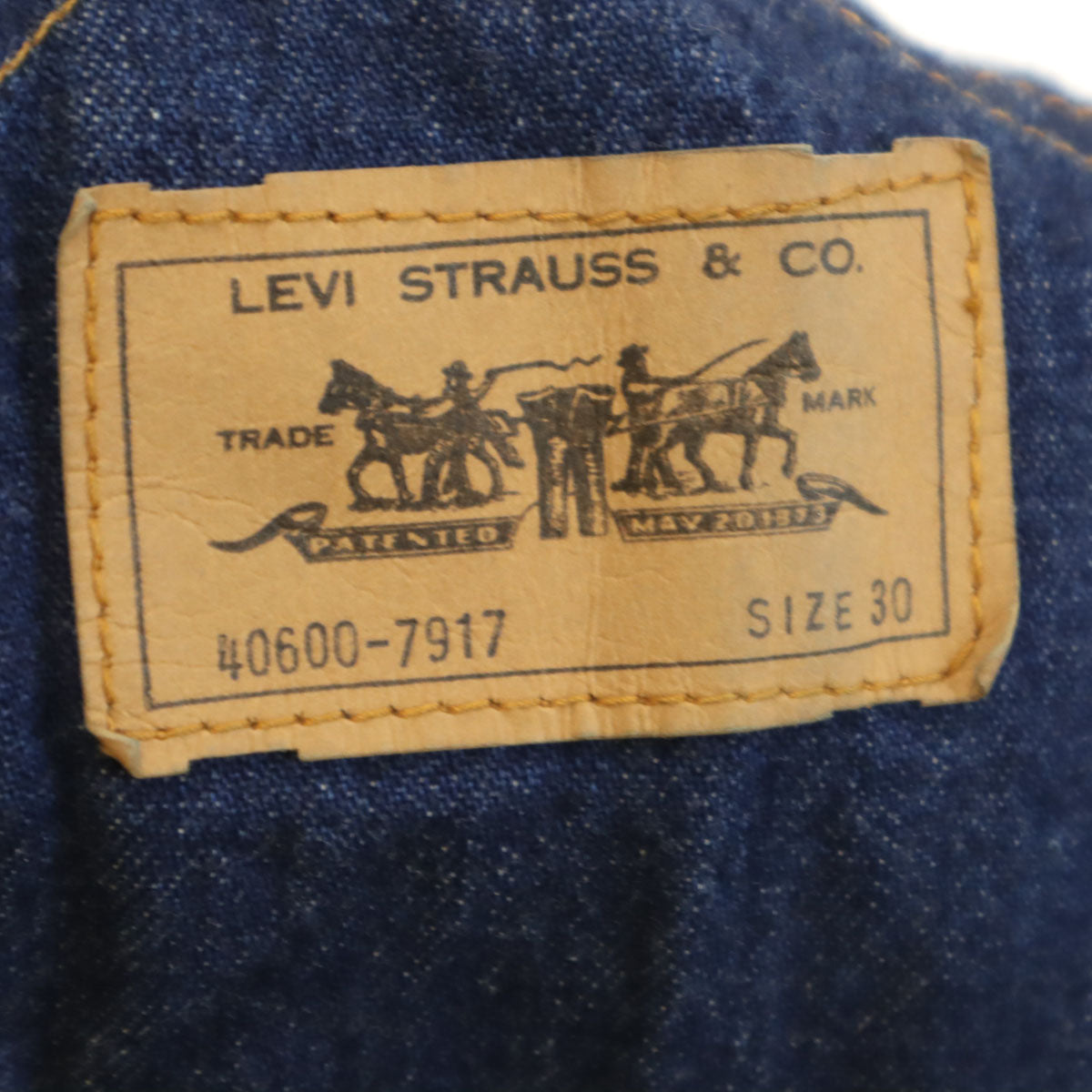 Levi's リーバイス 70s デニム オーバーオール w30 インディゴ メンズ