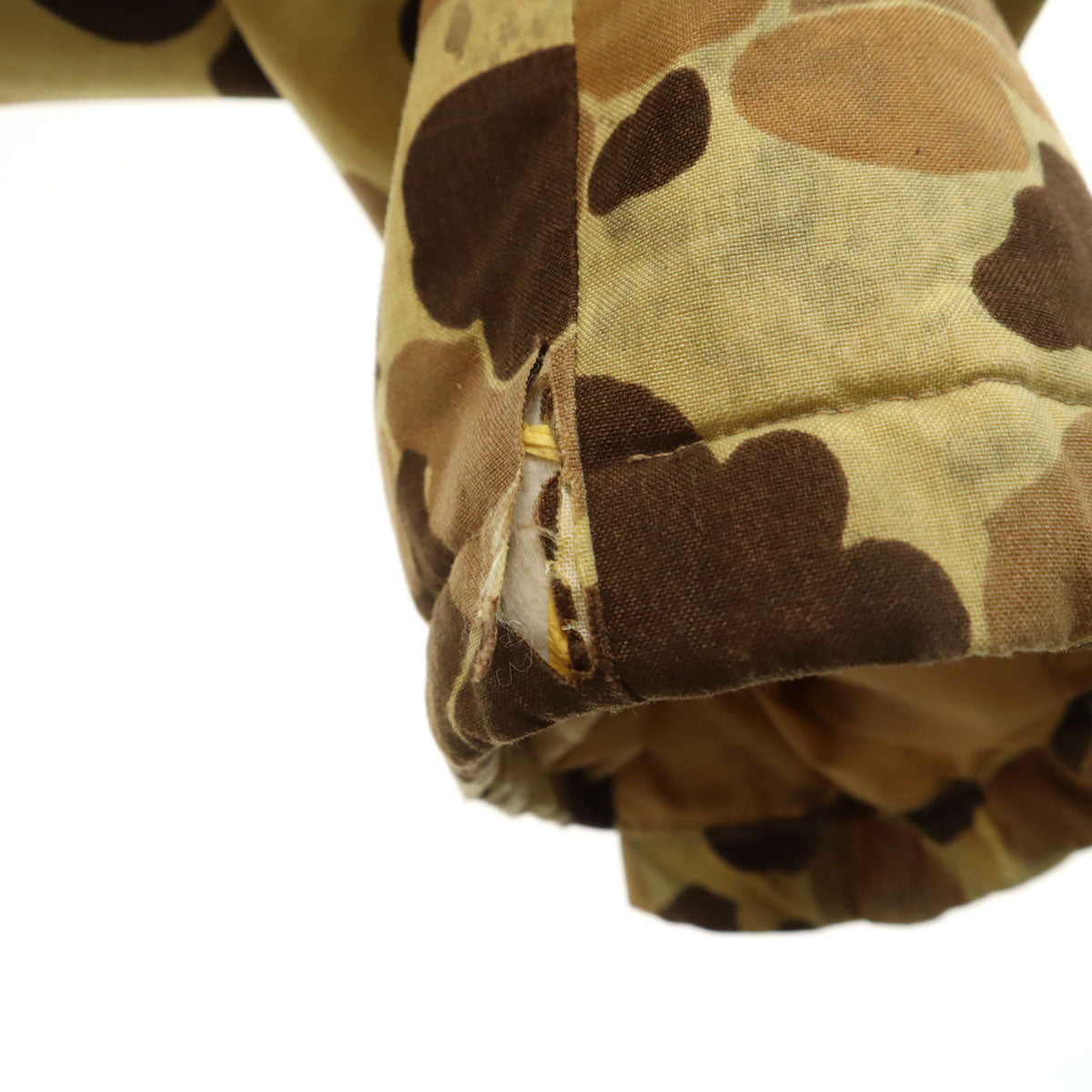 CABELA'S カベラス 80s 90s USA製 オールド 総柄 オーバーオール XL イエロー系 アウトドア メンズ