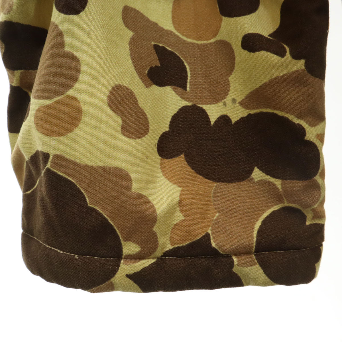 CABELA'S カベラス 80s 90s USA製 オールド 総柄 オーバーオール XL イエロー系 アウトドア メンズ