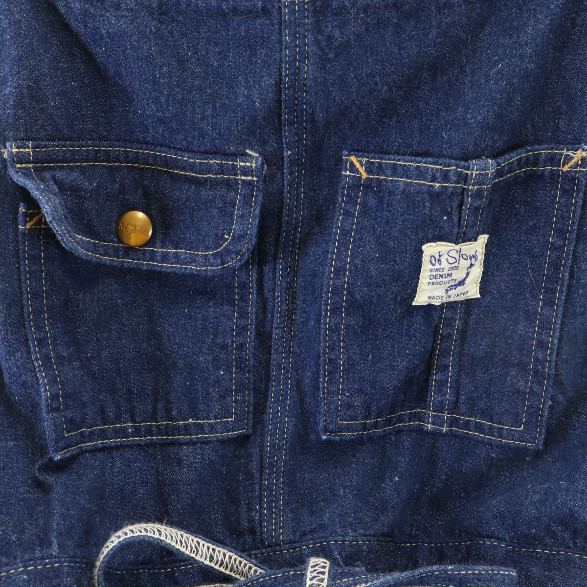 orSlow オアスロウ 日本製 デニム オーバーオール XXS インディゴ レディース