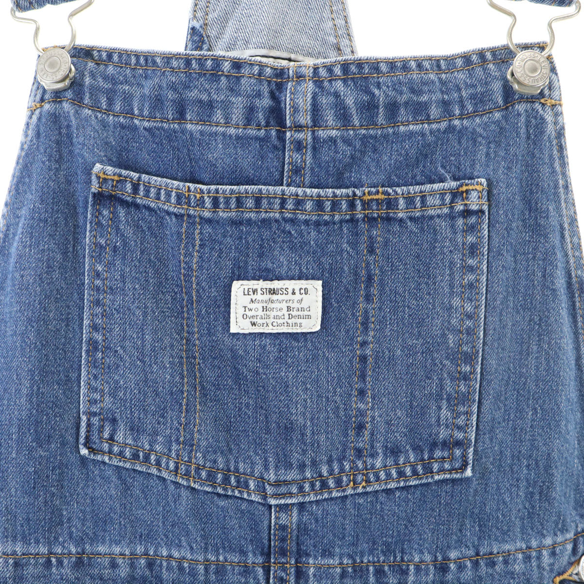 美品 Levi's リーバイス デニム オーバーオール S インディゴ レディース